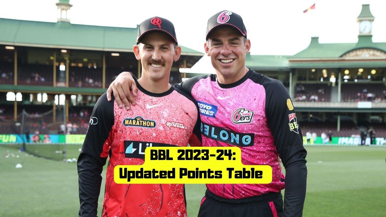 Sydney Sixers vs Melbourne Renegades, 2nd Match, BBL Points Table