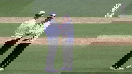 Umpires during the second Test match between Australia and Pakistan