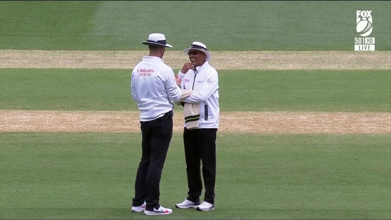 Umpires during the second Test match between Australia and Pakistan