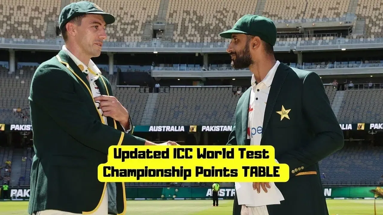 Updated ICC World Test Championship Points Table After Australia vs Pakistan 1st Test