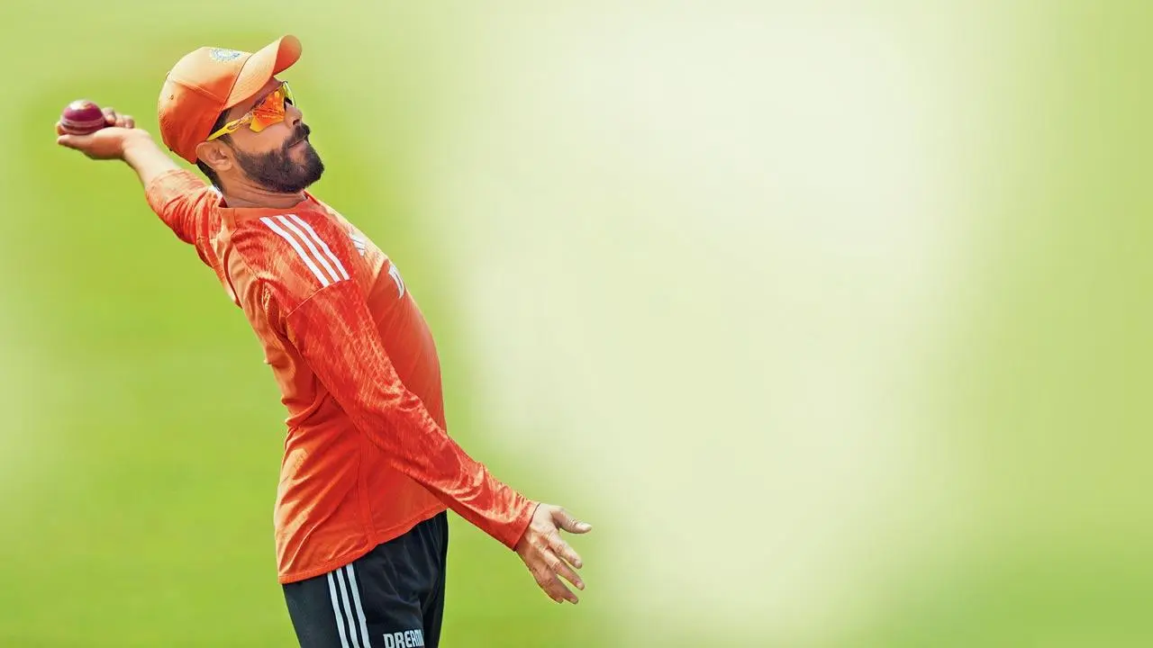 Ravindra Jadeja Spotted Training Ahead of the second Test