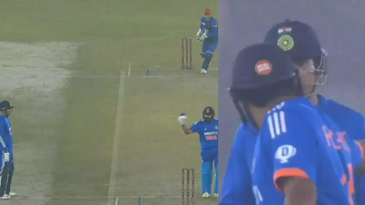 Rohit Sharma-Shubman Gill Run Out incident