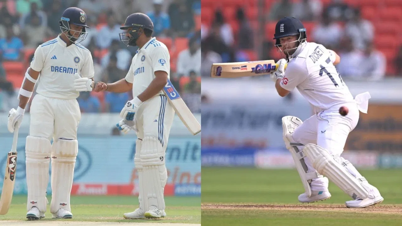 Ben Duckett, Rohit Sharma, Yashasvi Jaiswal