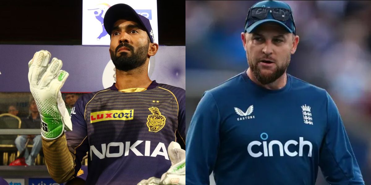 Dinesh Karthik and Brendon McCullum