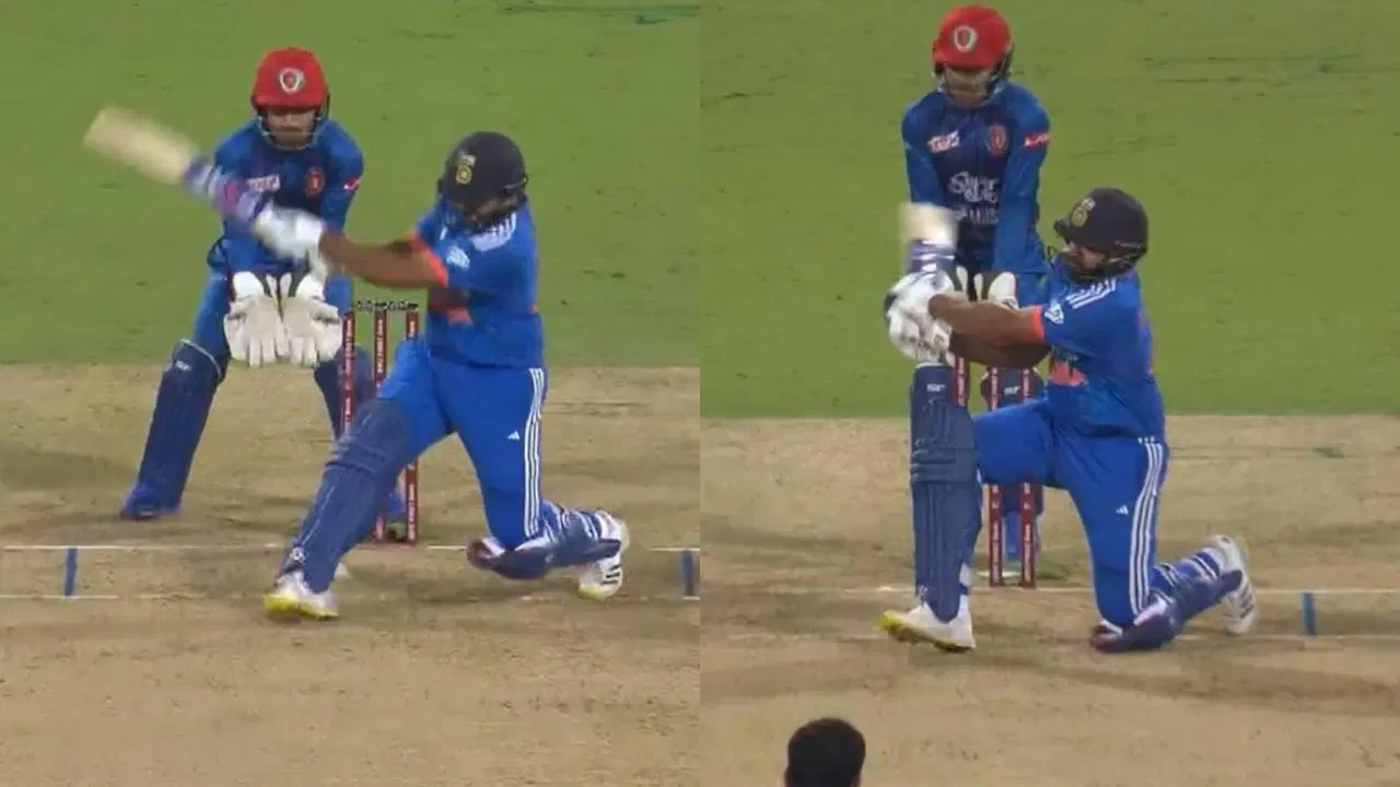 IND vs AFG Watch - Rohit Sharma Goes Unorthodox, Smashes Audacious Reverse Sweeps