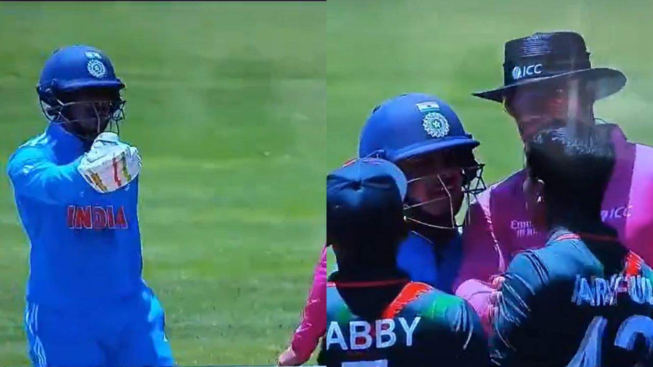 Watch: India Captain Uday Saharan Engaged In A Fight With Bangladesh ...