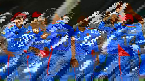 Afghanistan cricket team during 2022 T20 World Cup
