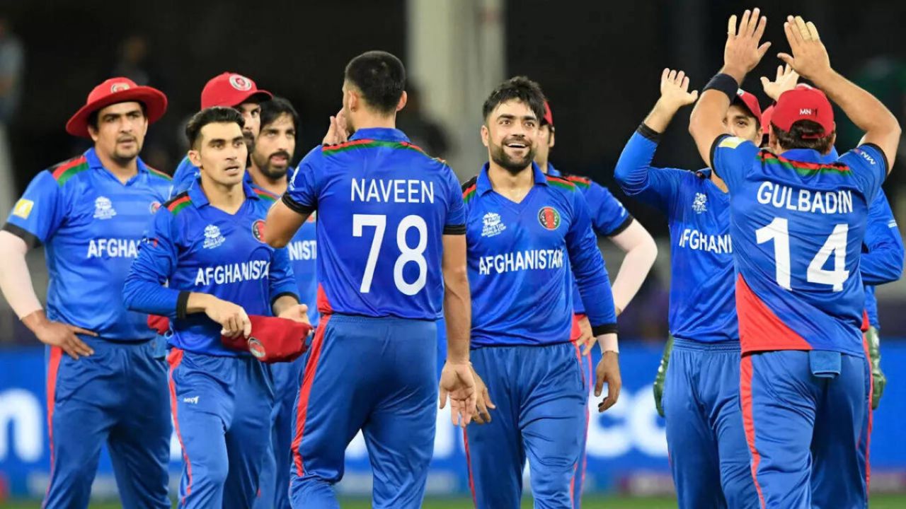 Afghanistan cricket team during 2022 T20 World Cup