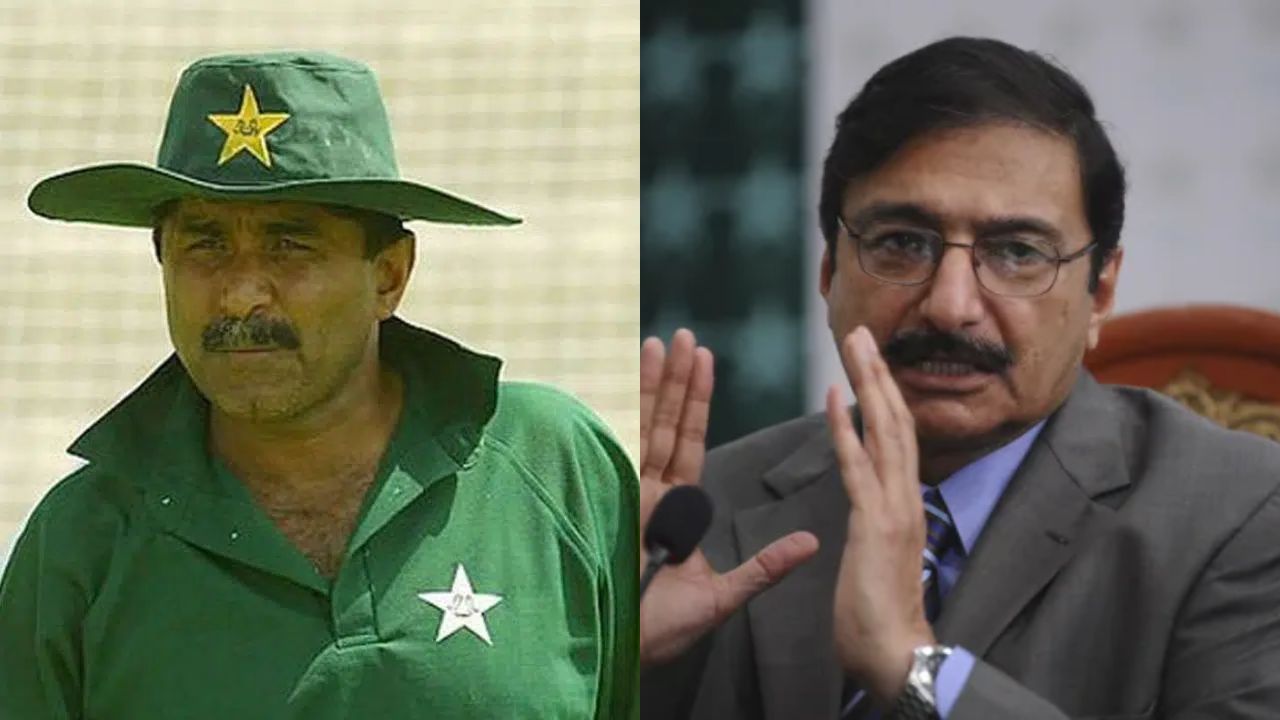 Javed Miandad and Zaka Ashraf