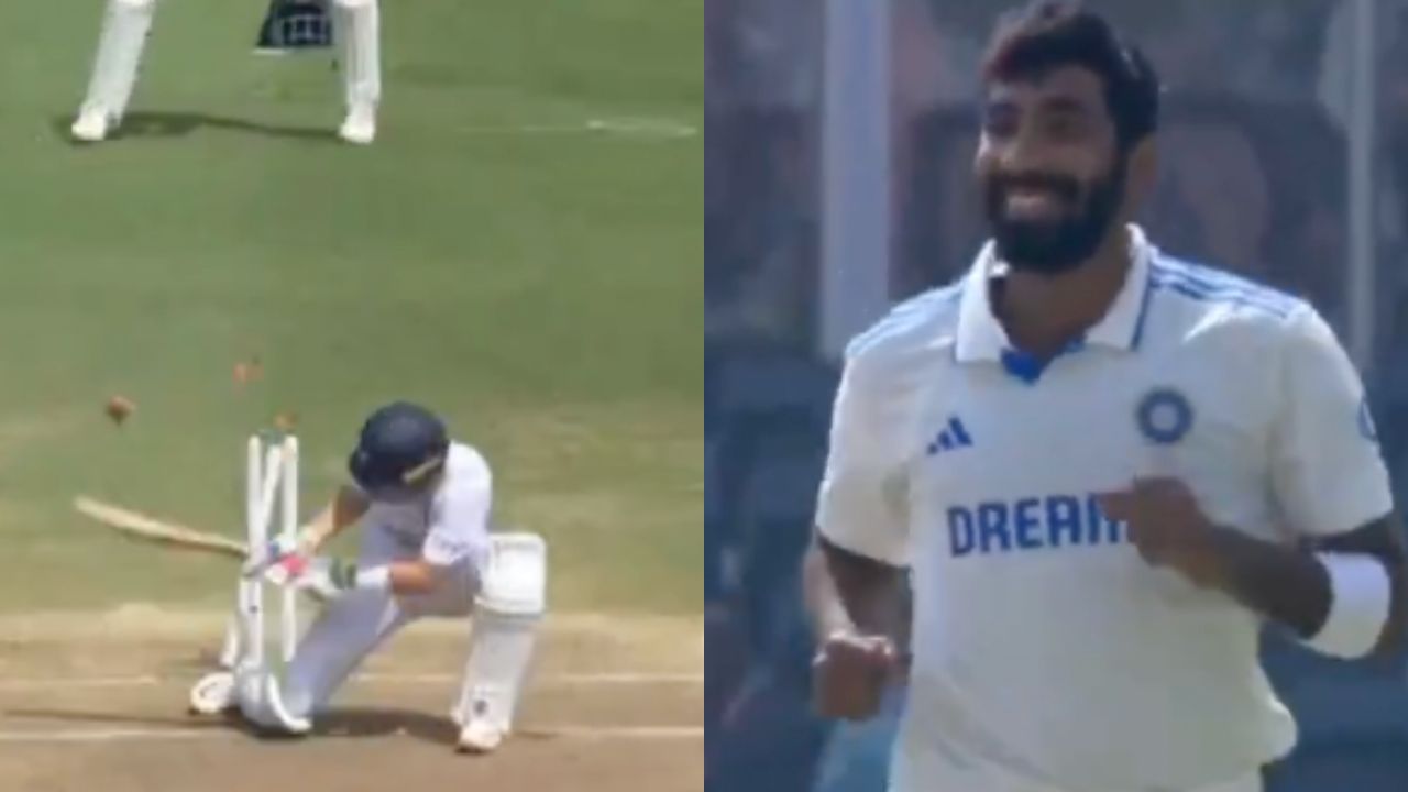 Ollie Pope Jasprit Bumrah