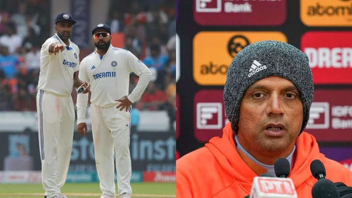 Rahul Dravid, Rohit Sharma, Ravichandran Ashwin