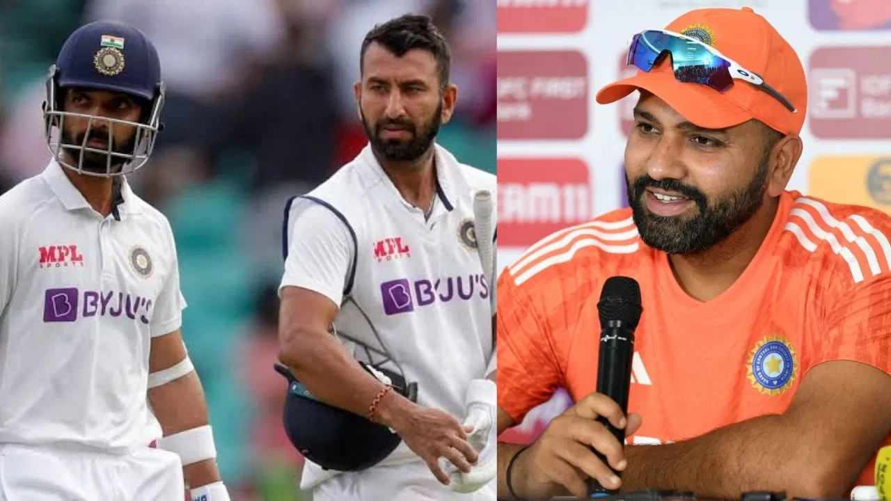 Rohit Sharma, Cheteshwar Pujara, Ajinkya Rahane