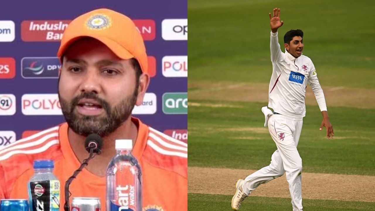 Rohit Sharma and Shoaib Bashir