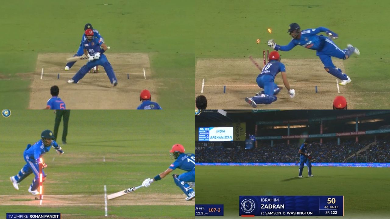 Sanju Samson Pulls Off Brilliant Stumping