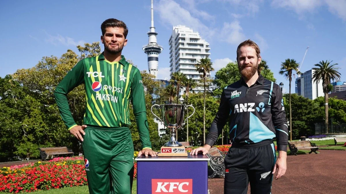 Shaheen Afridi and Kane Williamson, Pakistan vs New Zealand