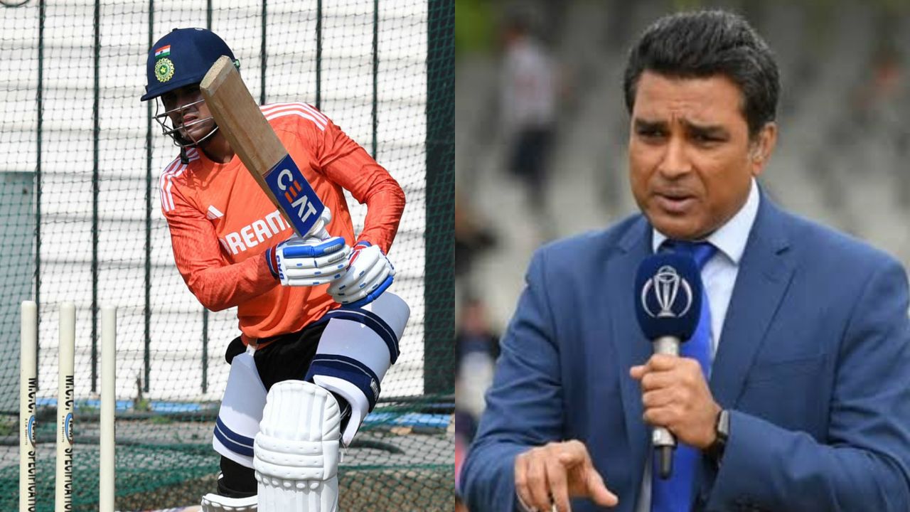 Shubman Gill and Sanjay Manjrekar