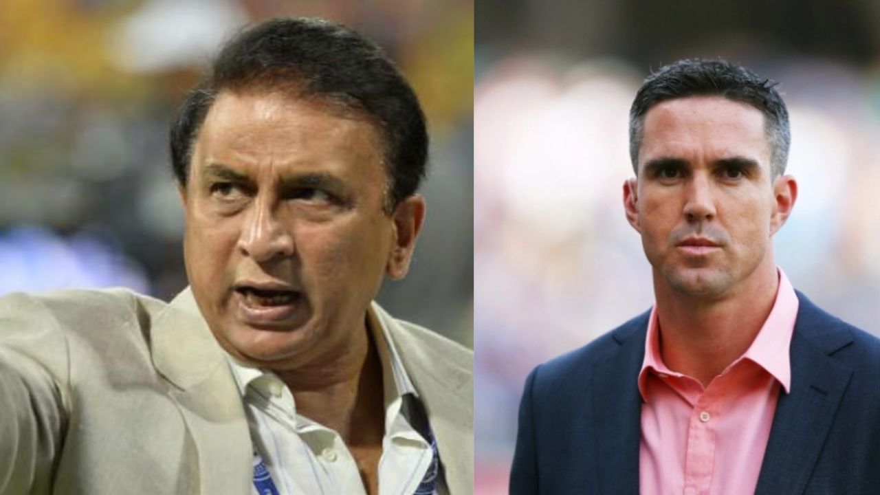 Sunil Gavaskar and Kevin Pietersen