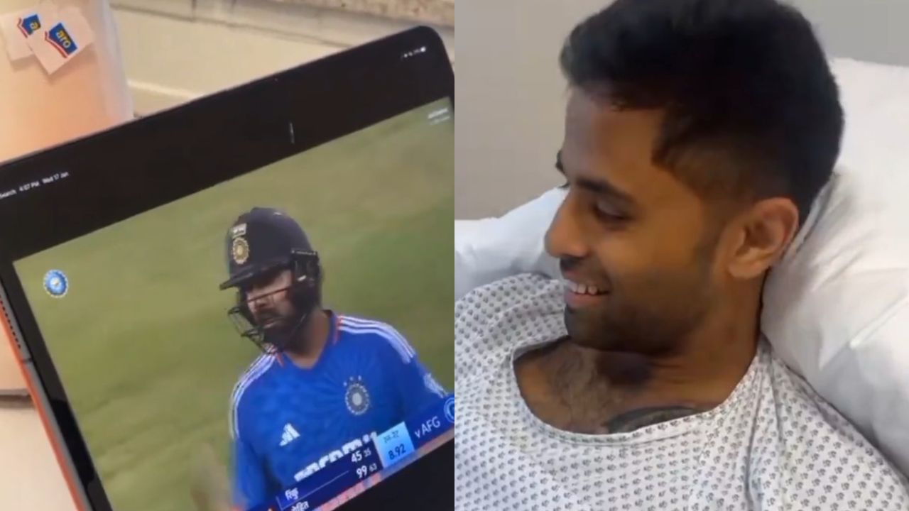 Suryakumar Yadav Enjoys Rohit Sharma innings post surgery