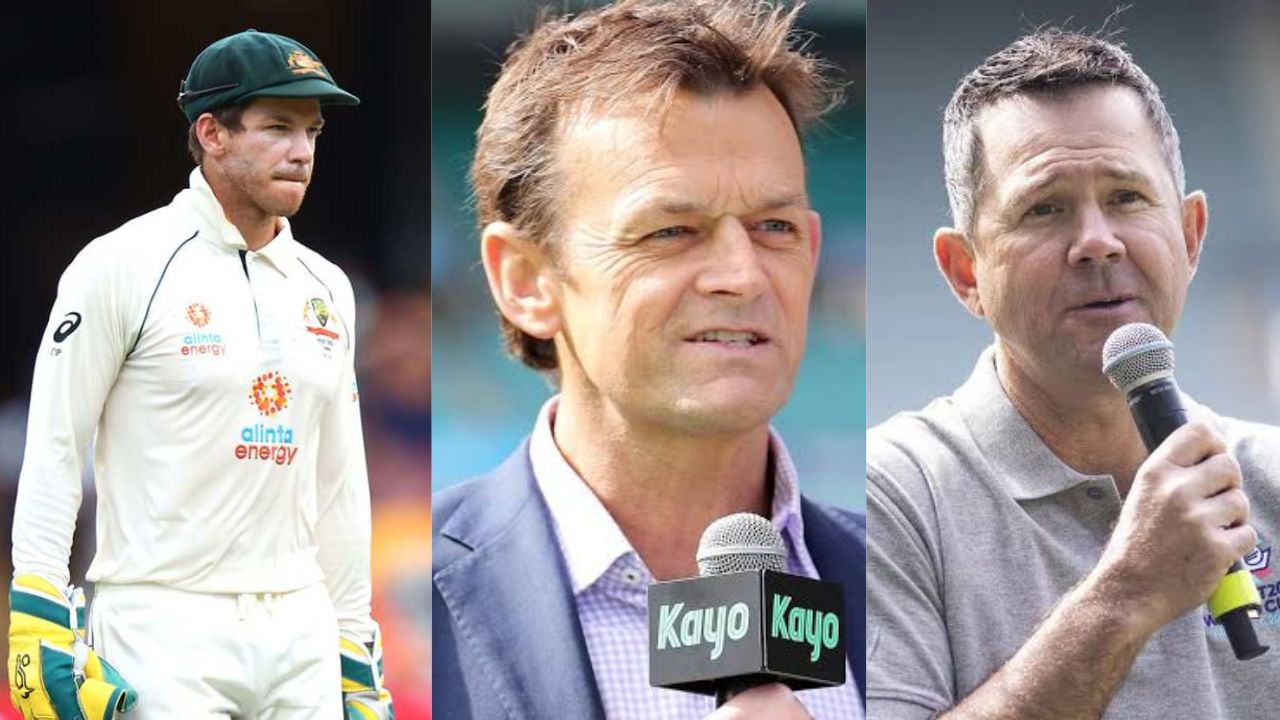 Tim Paine, Adam Gilchrist, Ricky Ponting