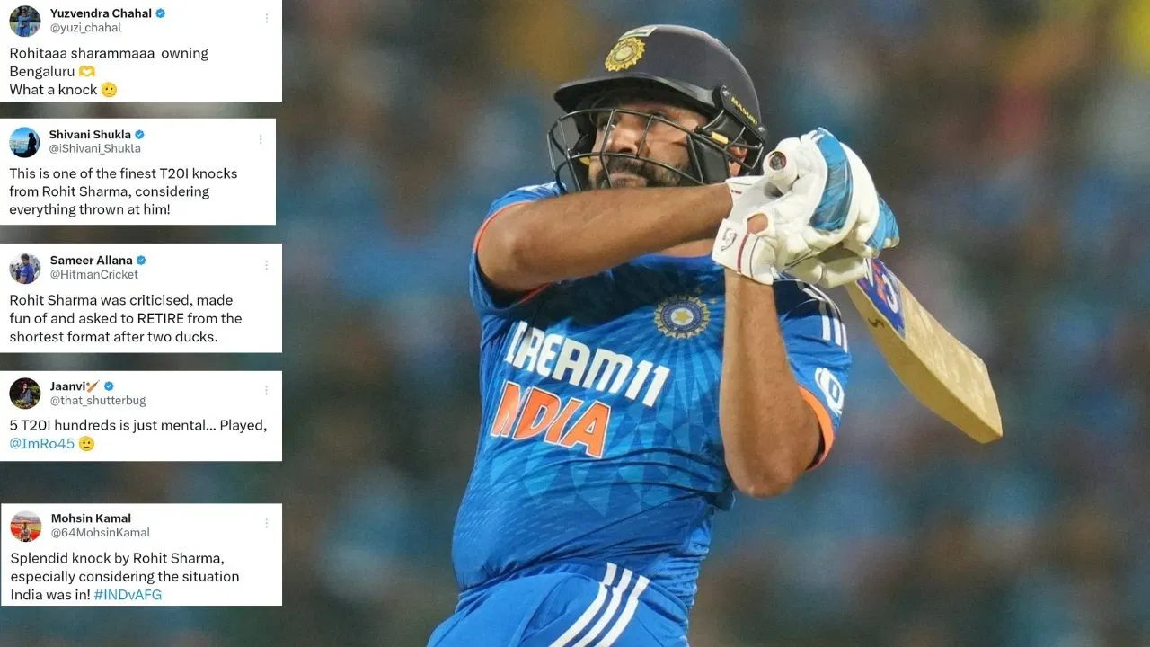 Twitter Reacts To Rohit Sharma's Sensational Ton