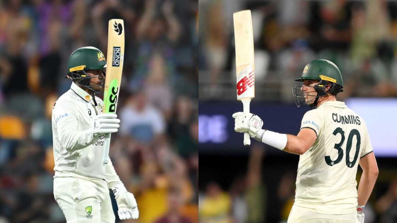 Usman Khawaja, Pat Cummins, Australia vs West Indies