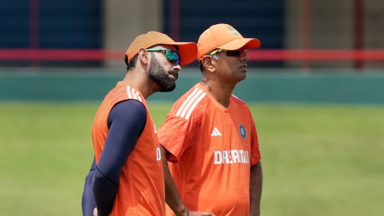 Virat Kohli and Rahul Dravid