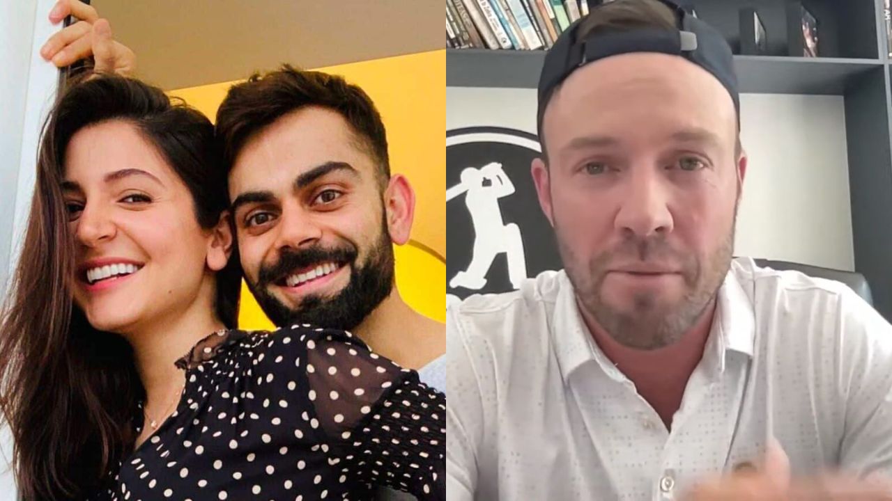 AB de Villiers, Virat Kohli, Anushka Sharma