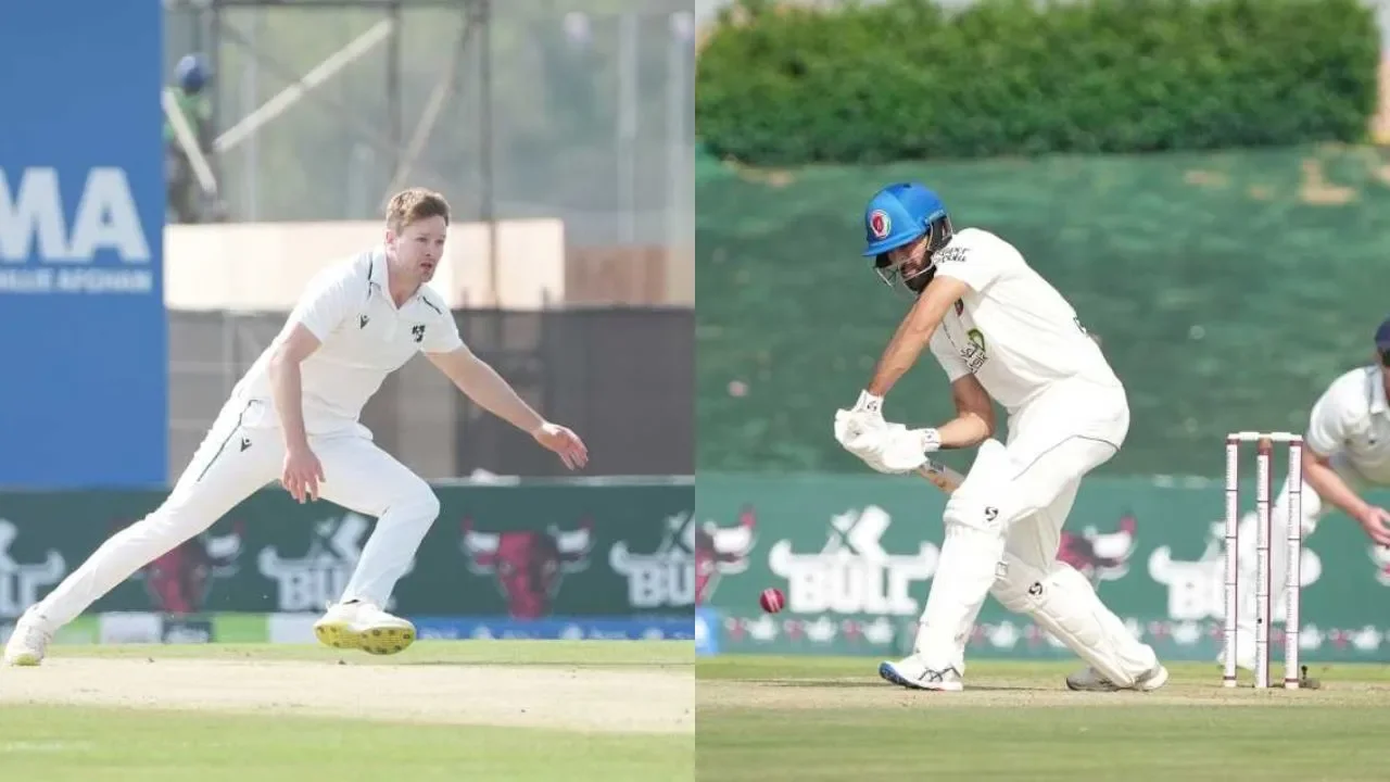 Afghanistan vs Ireland one-off Test Day 1 highlights