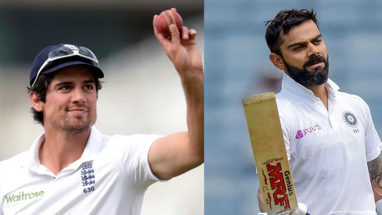 Alastair Cook and Virat Kohli