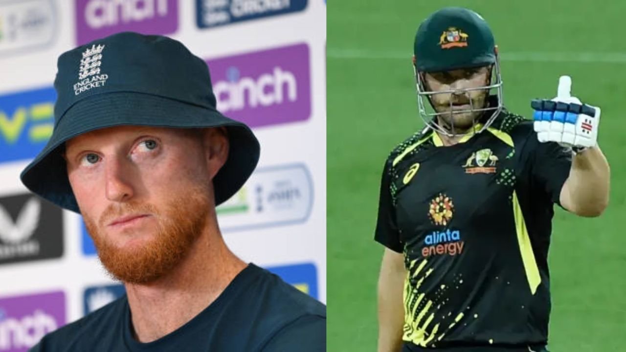 Ben Stokes and Aaron Finch