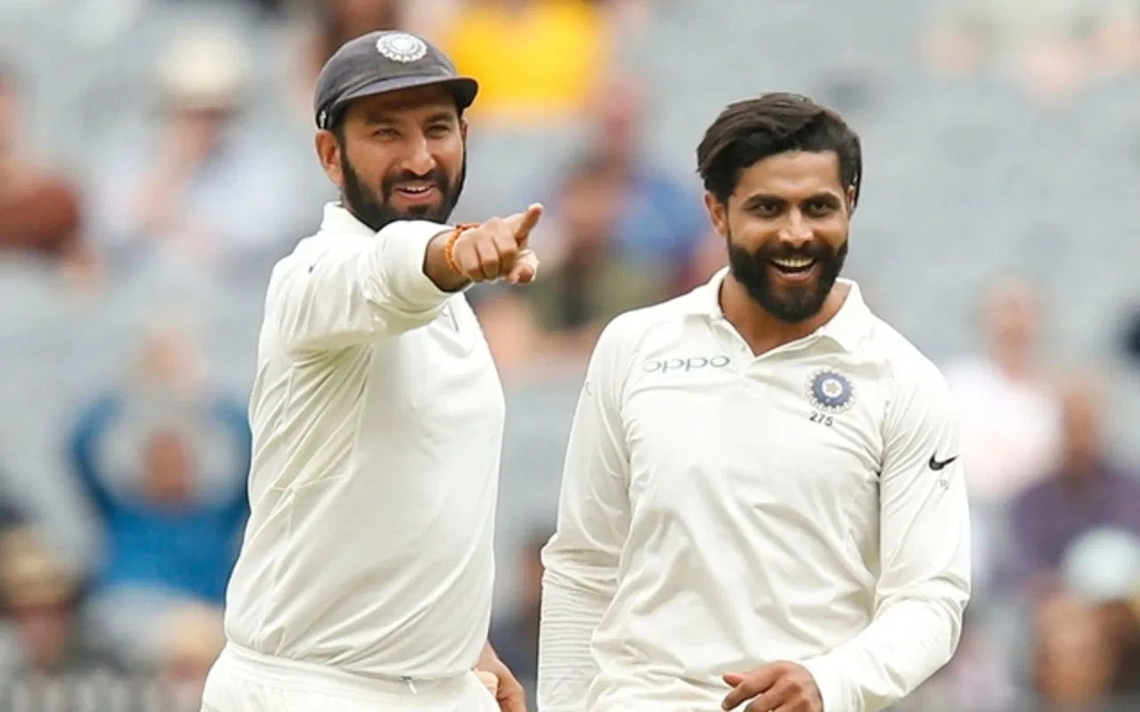 Cheteshwar Pujara and Ravindra Jadeja