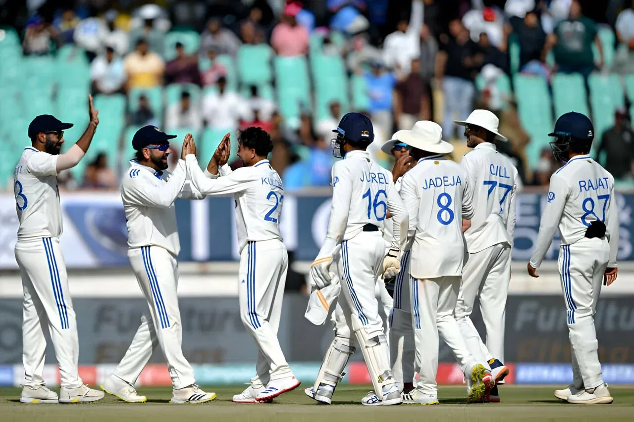 India wins the third Test in Rajkot