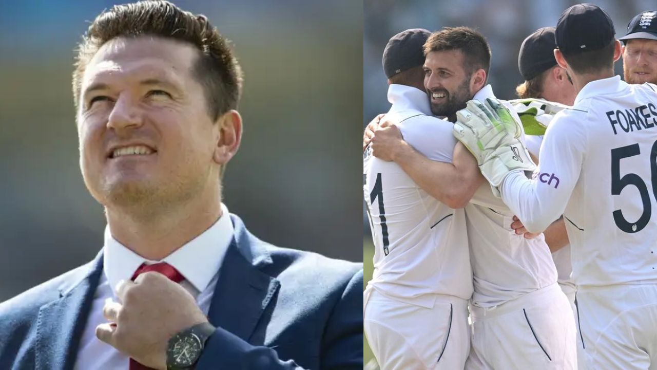 Graeme Smith and the English team