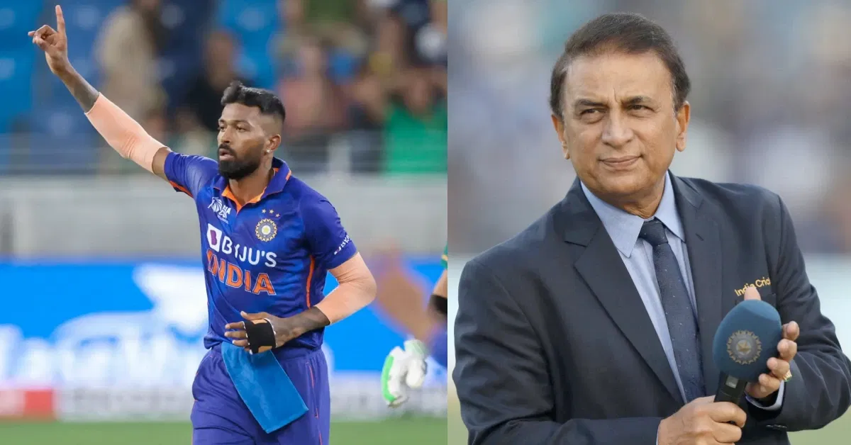 Hardik Pandya and Sunil Gavaskar