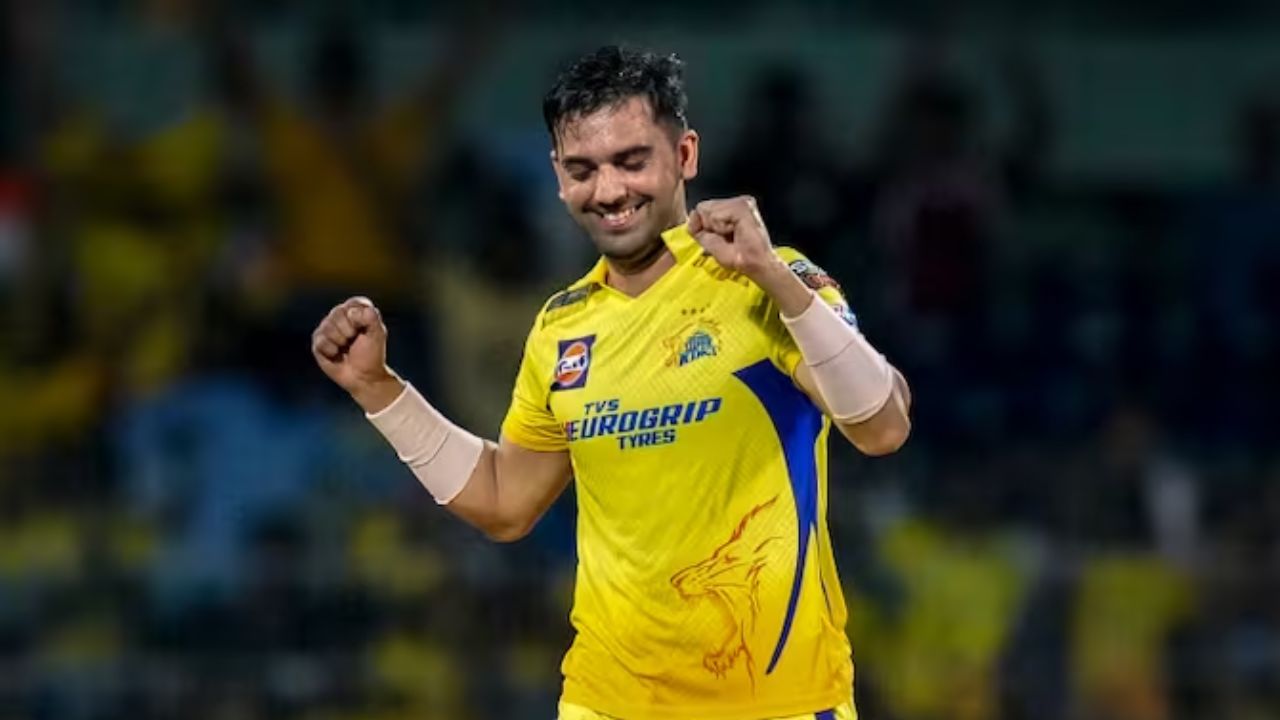 Deepak Chahar during IPL