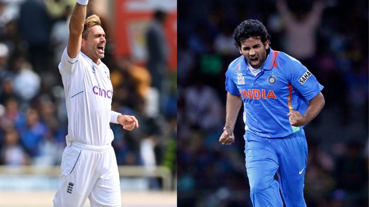 James Anderson, Zaheer Khan