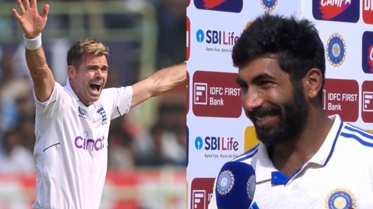 Jasprit Bumrah, James Anderson