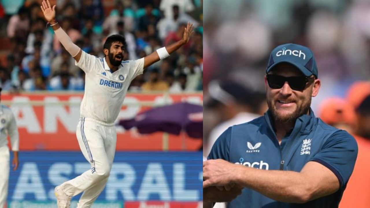 Jasprit Bumrah and Brendon McCullum