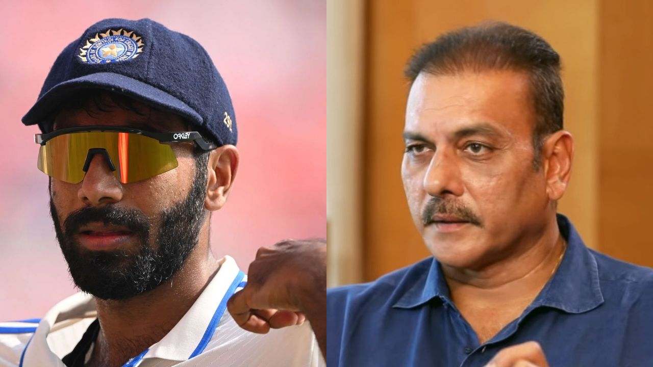 Jasprit Bumrah and Ravi Shastri