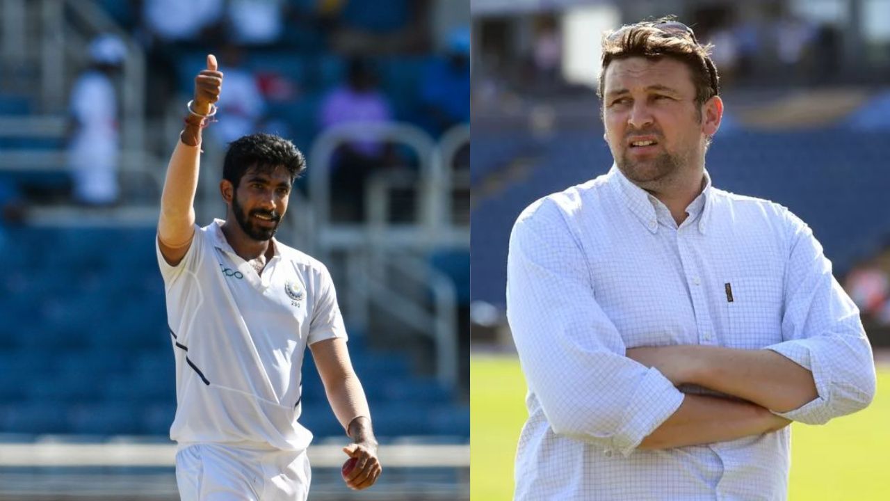 Jasprit Bumrah and Steve Harmison