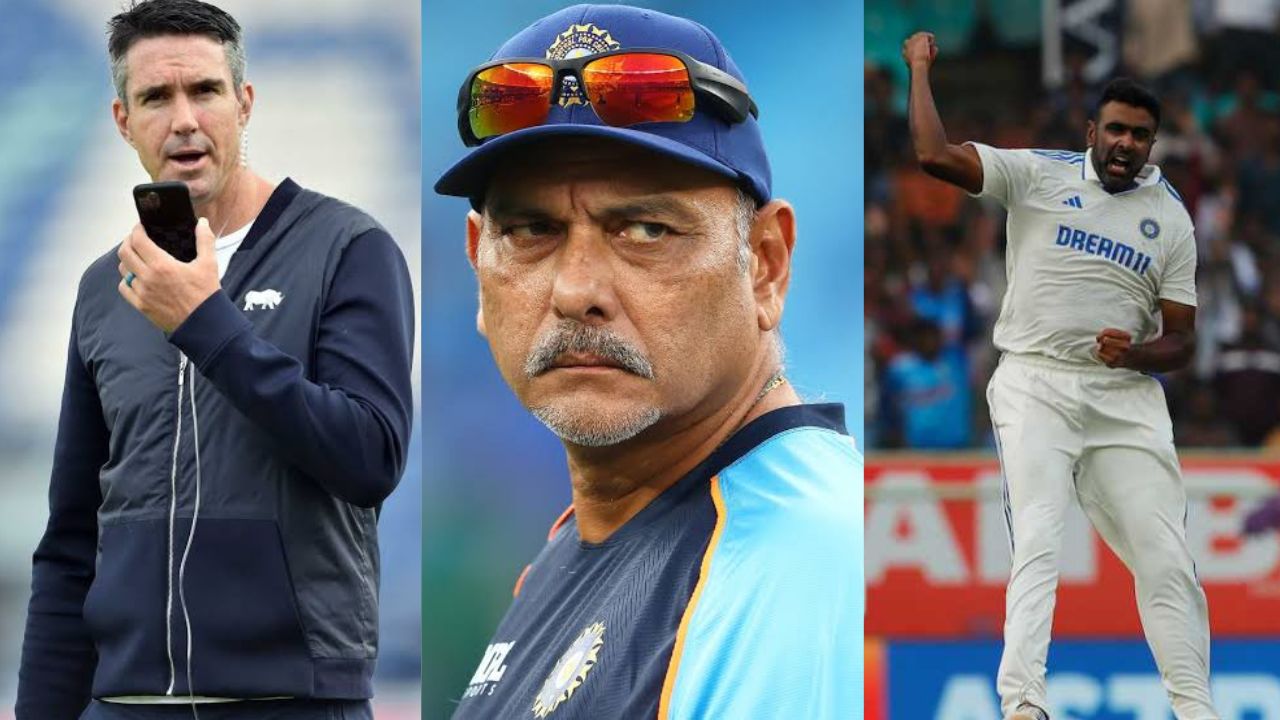 Kevin Pietersen, Ravi Shastri, Ravichandran Ashwin