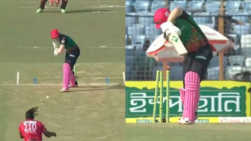 Watch: Kyle Mayers outfoxes Harry Tector with an unplayable inswinging delivery in BPL 2024