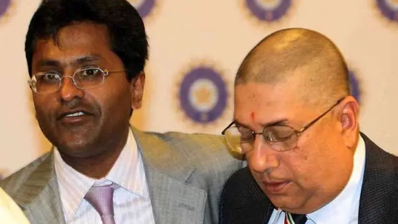 Lalit Modi and N. Srinivasan