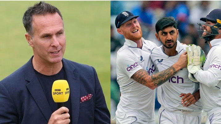 Michael Vaughan, Ben Stokes and Shoaib Bashir