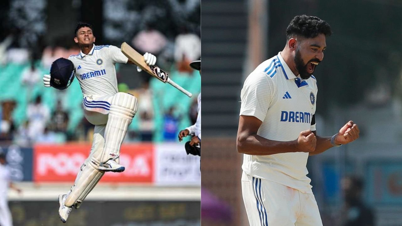 Mohammed Siraj, Yashasvi Jaiswal, IND vs ENG, India vs England