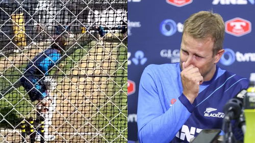 Neil Wagner hits the nets