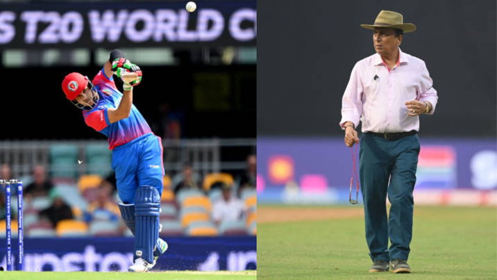 Rahmanullah Gurbaz and Sunil Gavaskar