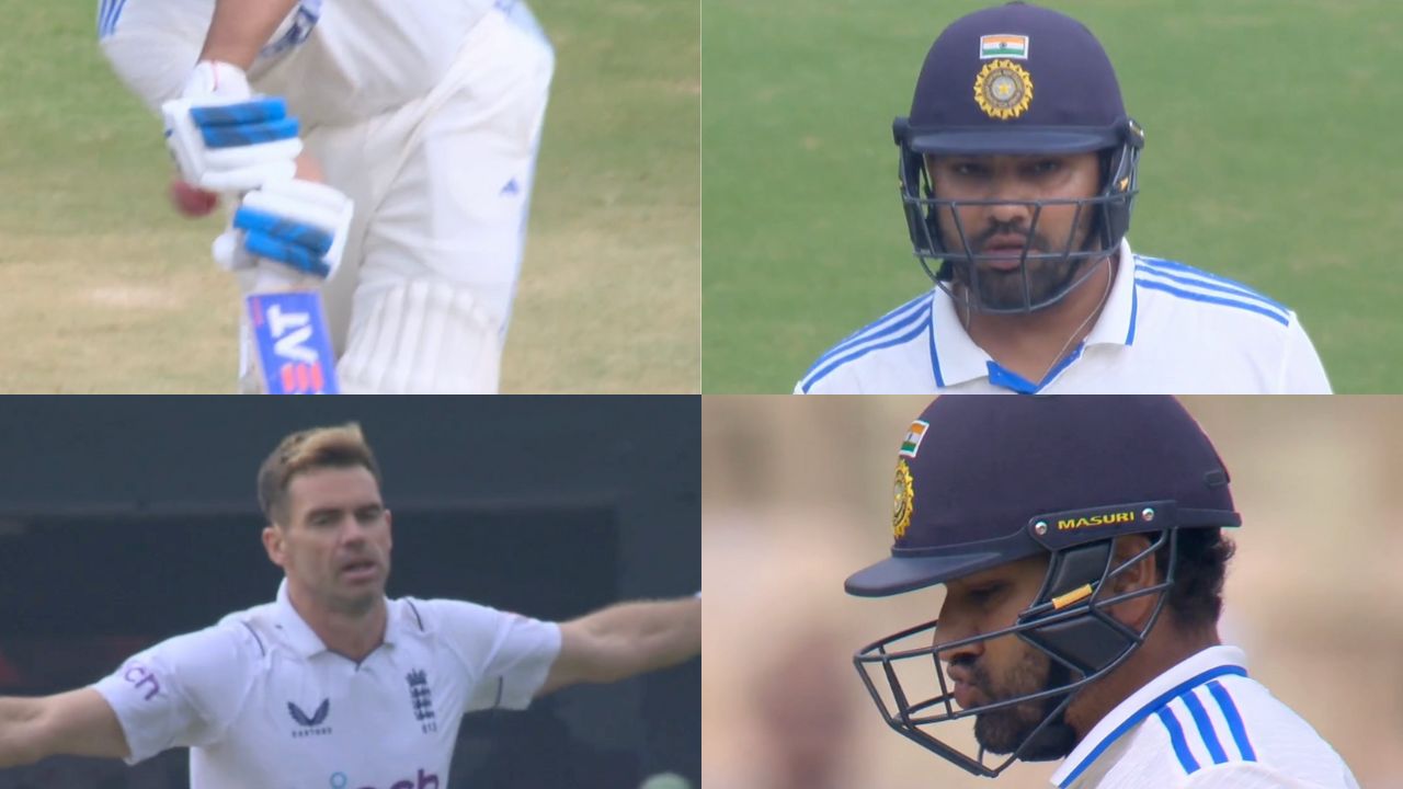 Rohit Sharma James Anderson