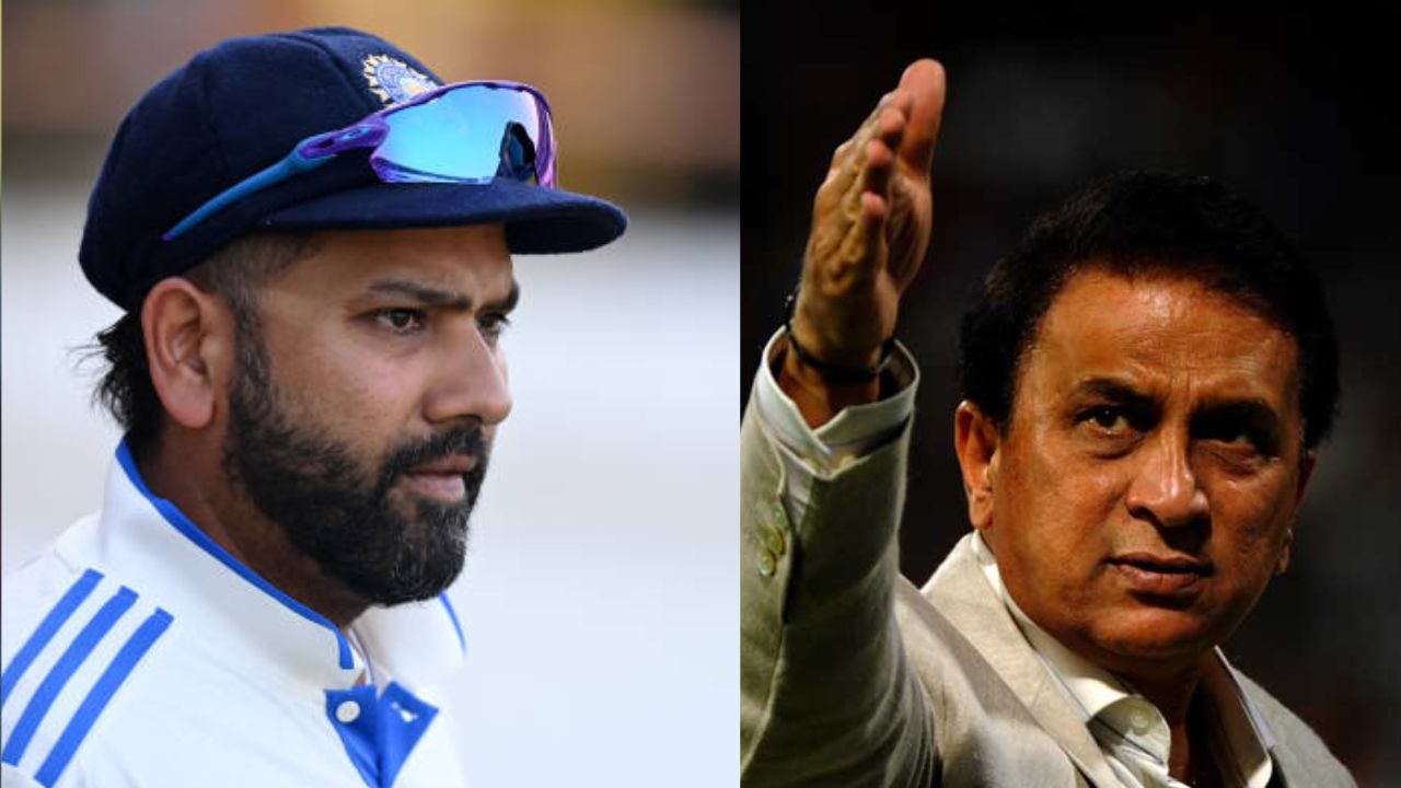 Rohit Sharma and Sunil Gavaskar