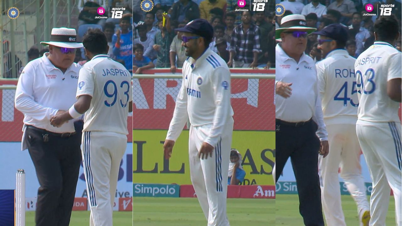 Rohit Sharma hilariously asks for umpire's help in DRS